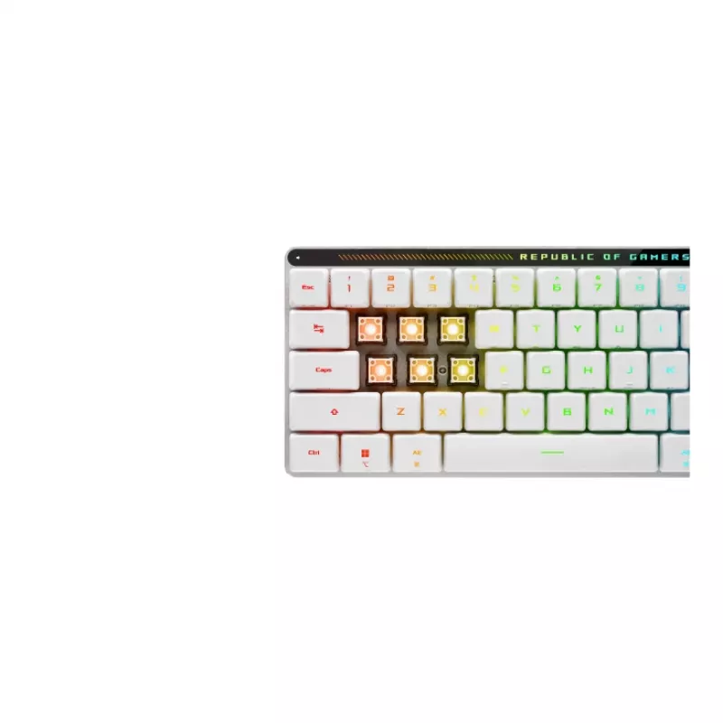 ASUS ROG Falchion RX Low Profile Tastatur Gaming USB + RF Wireless + Bluetooth QWERTZ Weiß