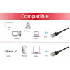 Network Cable Equip Cat.6A F/FTP Slim Patch Cable RJ-45 20m Black