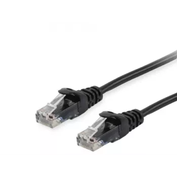 Patchkabel Equip Cat.6 U/UTP RJ-45 0,25m Schwarz