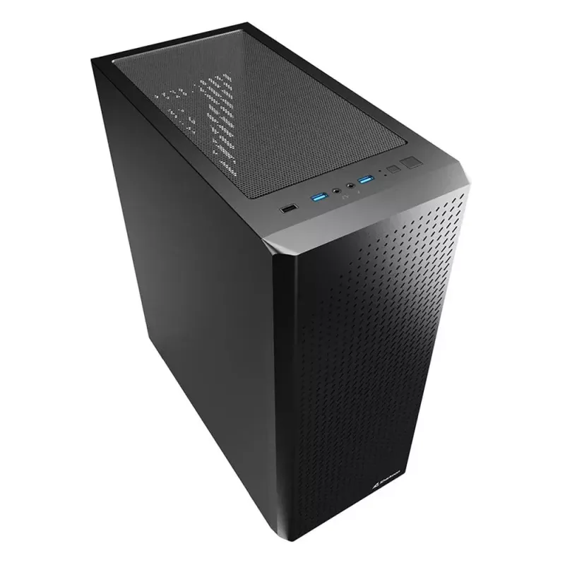 PC-Gehäuse Sharkoon VS9 Midi Tower Schwarz