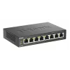 Unmanaged Switch D-Link DGS-1008P/E, L2, 8 Ports, PoE