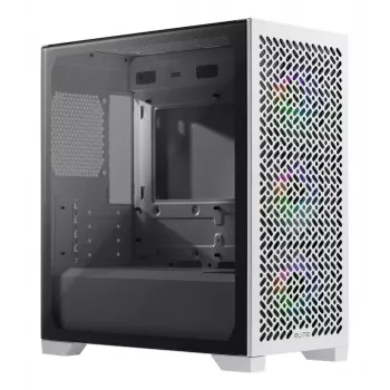 PC-Gehäuse Cooler Master Elite 302 Weiß mATX mit 3x 120mm ARGB-Lüftern