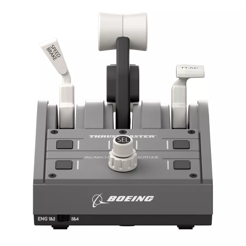 Thrustmaster TCA Yoke Pack Boeing Edition Schwarz, Grau USB Fightstick PC, Xbox, Xbox One, Xbox One S, Xbox One X, Xbox Series S, Xbox Series X