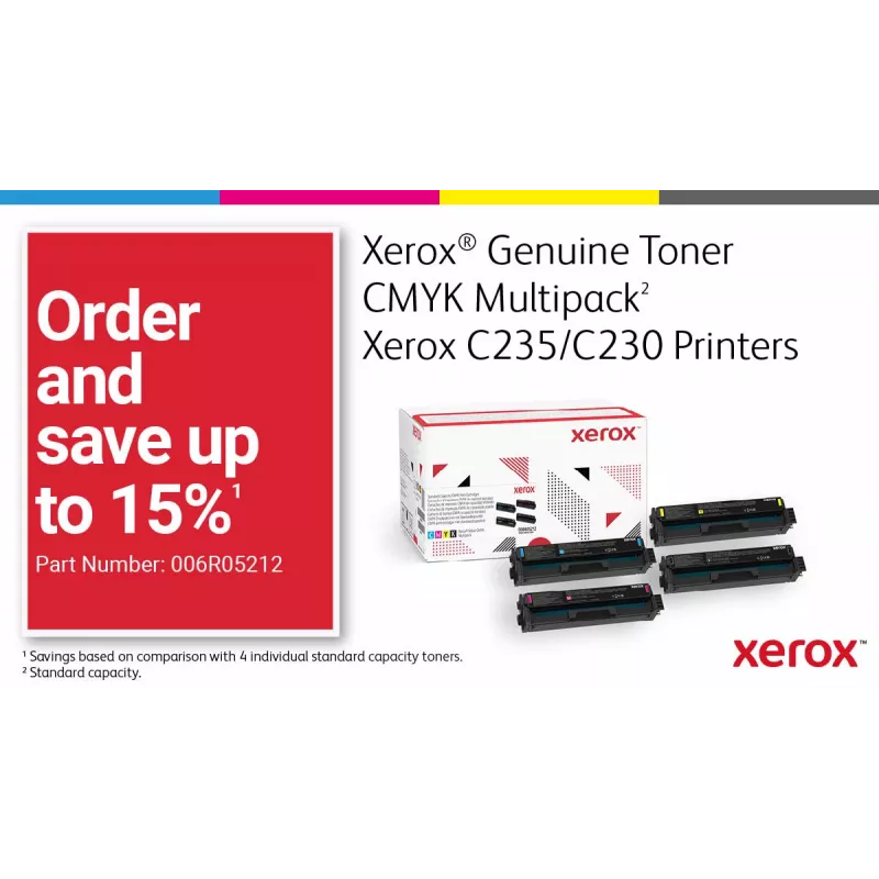 Xerox C235 A4 22ppm Wireless Kopieren/Drucken/Scannen/Fax PS3 PCL5e/6 ADF 2 Papierkassetten insgesamt 251 Blatt