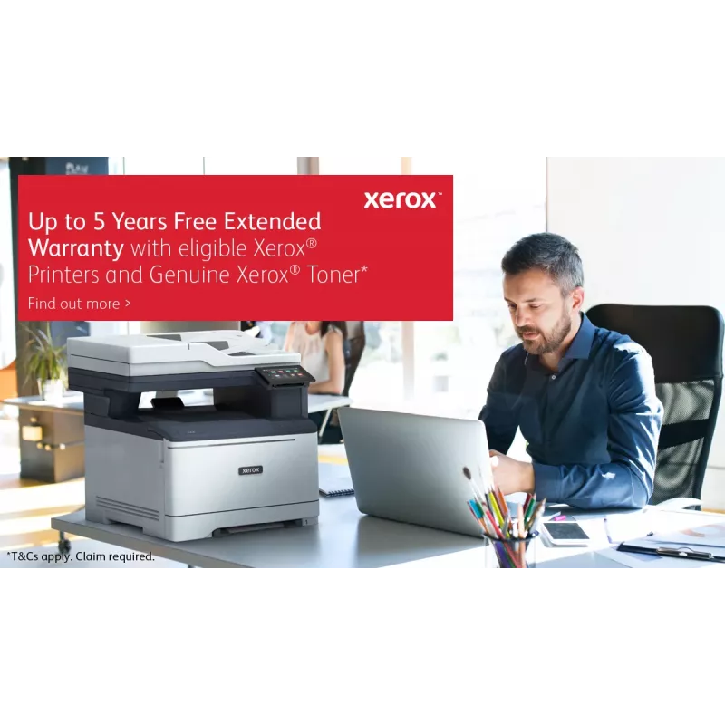 Xerox C235 A4 22ppm Wireless Kopieren/Drucken/Scannen/Fax PS3 PCL5e/6 ADF 2 Papierkassetten insgesamt 251 Blatt