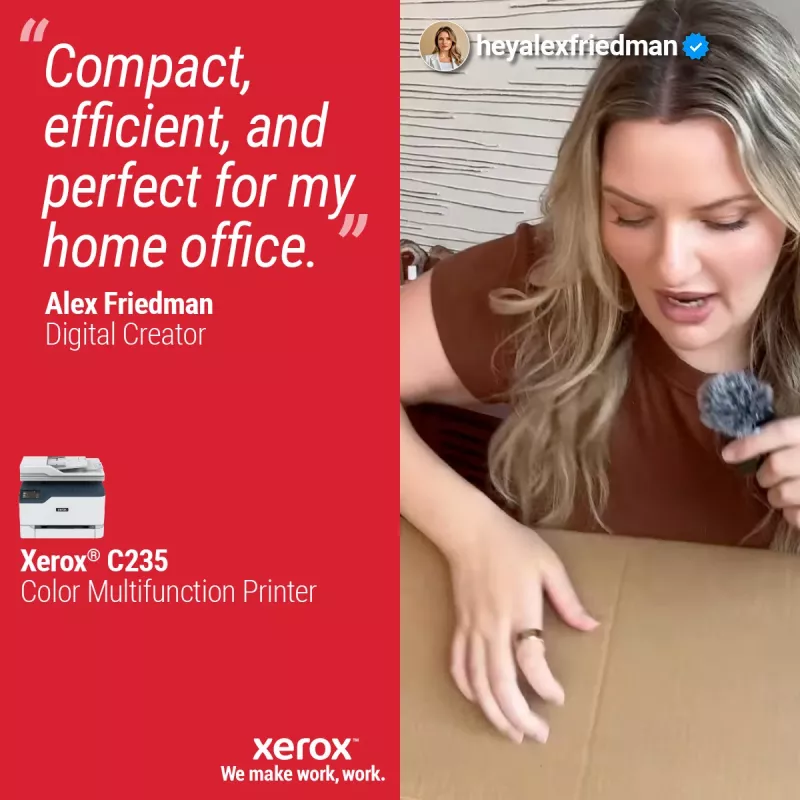 Xerox C235 A4 22ppm Wireless Kopieren/Drucken/Scannen/Fax PS3 PCL5e/6 ADF 2 Papierkassetten insgesamt 251 Blatt