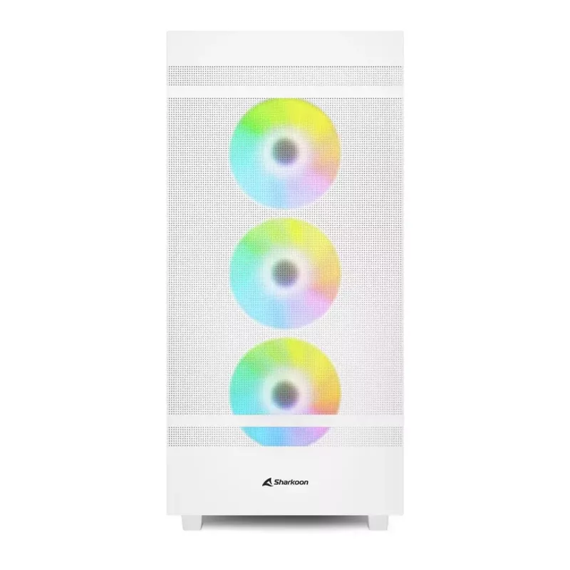 PC-Gehäuse Sharkoon REBEL C50 RGB Full Tower Weiß