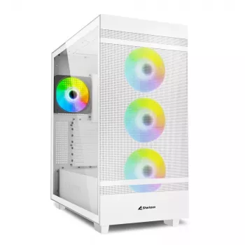 PC-Gehäuse Sharkoon REBEL C50 RGB Full Tower Weiß