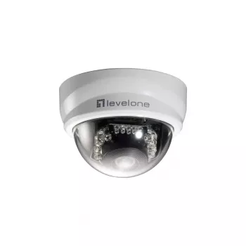 LevelOne Fixed Dome IP-Netzwerkkamera, 2-Megapixel, 802.3af PoE, IR-LEDs