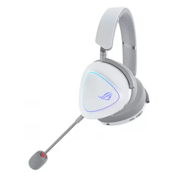 ASUS ROG Delta II Headset Kabelgebunden & Kabellos Headband Gaming USB Typ-C Bluetooth Weiß