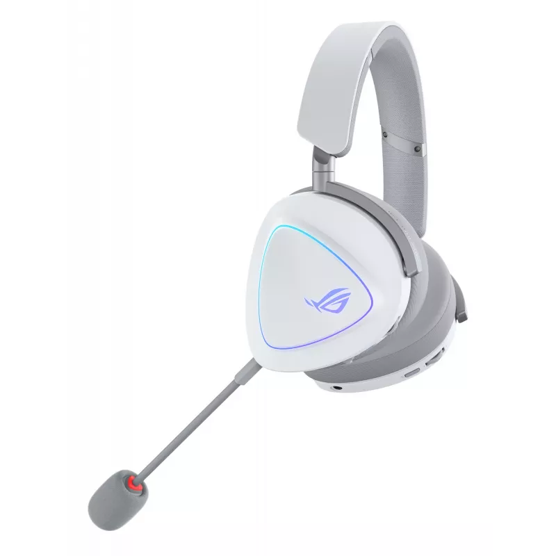 ASUS ROG Delta II Headset Kabelgebunden & Kabellos Headband Gaming USB Typ-C Bluetooth Weiß