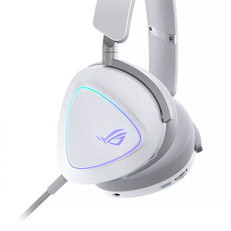 ASUS ROG Delta II Headset Kabelgebunden & Kabellos Headband Gaming USB Typ-C Bluetooth Weiß