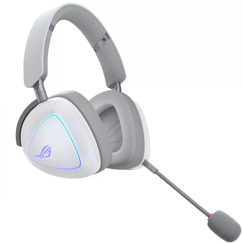 ASUS ROG Delta II Headset Kabelgebunden & Kabellos Headband Gaming USB Typ-C Bluetooth Weiß