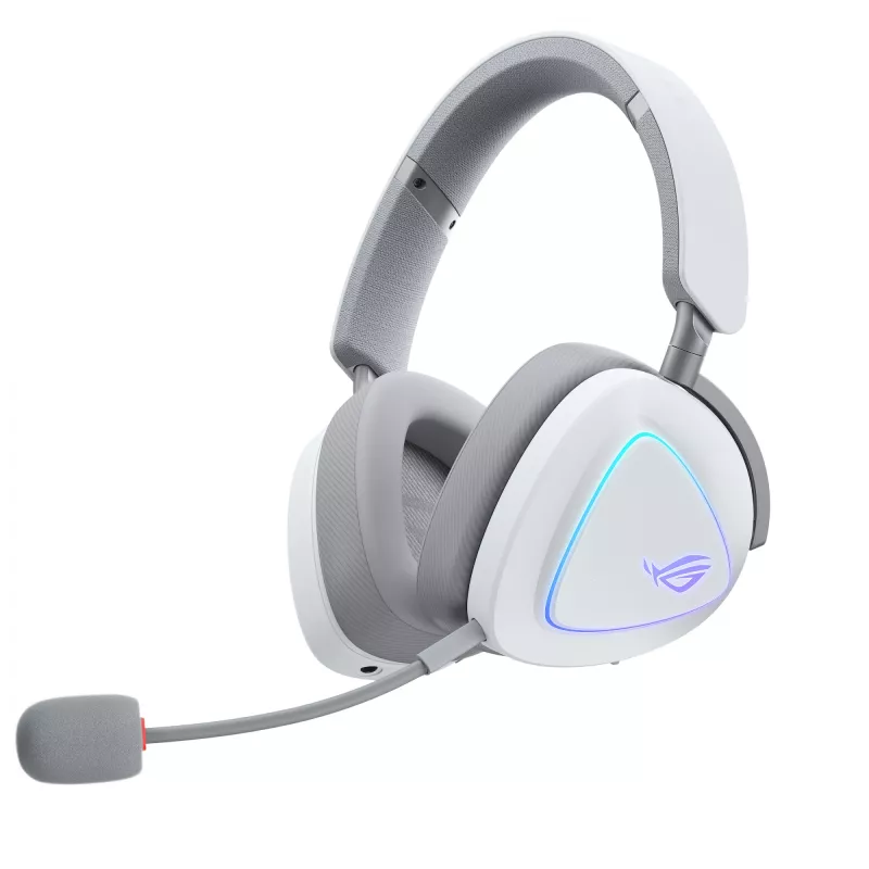 ASUS ROG Delta II Headset Kabelgebunden & Kabellos Headband Gaming USB Typ-C Bluetooth Weiß