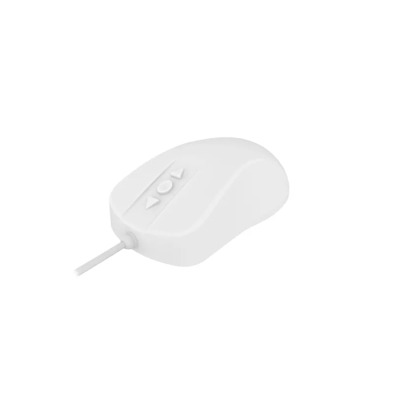 Contour Design Active Key Contour ClassicClean Medical Mouse IP68 5-Button Kabelgebunden Weiß PMH1