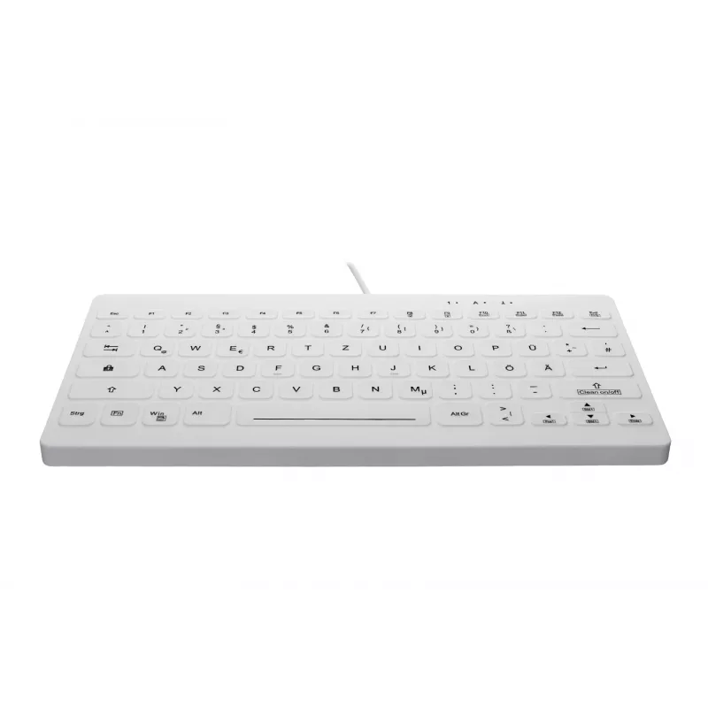 Contour Design Active Key Contour QuickClean Medical Keyboard IP68 Mini Kabelgebunden Weiß DE C4112