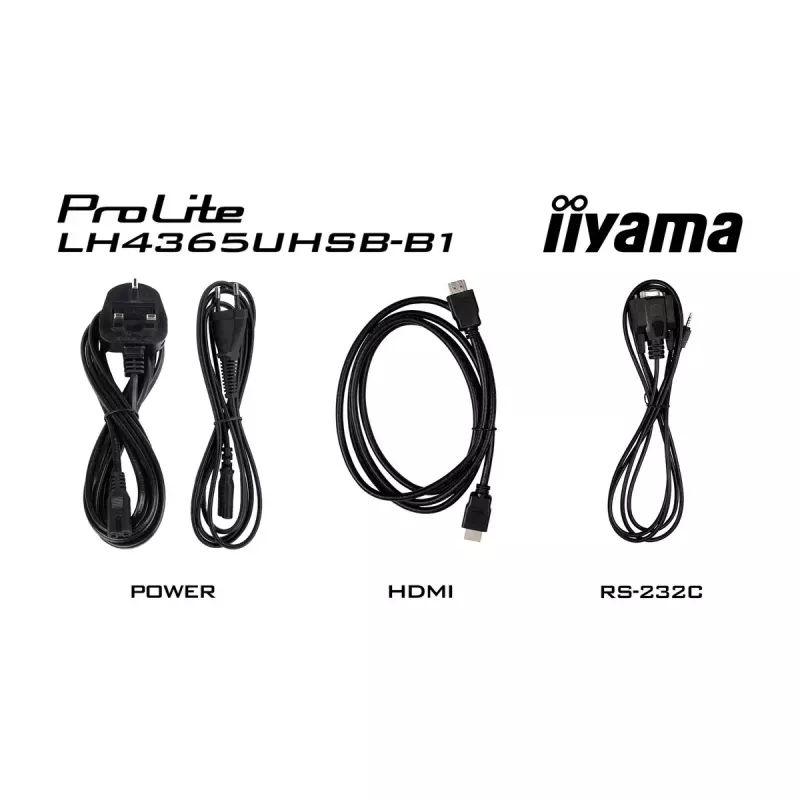 iiyama LH4365UHSB-B1 Signage Display Kiosk-Design 108 cm (42,5 Zoll) LED Wi-Fi 800 cd/m² 4K Ultra HD Schwarz Integrierter Prozessor Android 11 24/7