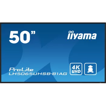 iiyama LH5065UHSB-B1AG Signage Display Digital-Signage-Flachbildschirm 125,7 cm (49,5 Zoll) LCD Wi-Fi 800 cd/m² 4K Ultra HD Schwarz Integrierter Prozessor Android 11 24/7