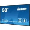 iiyama LH5065UHSB-B1AG Signage Display Digital-Signage-Flachbildschirm 125,7 cm (49,5 Zoll) LCD Wi-Fi 800 cd/m² 4K Ultra HD Schwarz Integrierter Prozessor Android 11 24/7