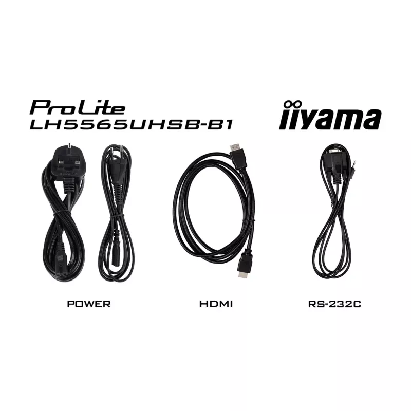 iiyama LH5565UHSB-B1 Signage Display Kiosk-Design 138,7 cm (54,6 Zoll) LED Wi-Fi 800 cd/m² 4K Ultra HD Schwarz Integrierter Prozessor Android 11 24/7