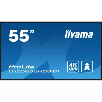 iiyama LH5565UHSB-B1 Signage Display Kiosk-Design 138,7 cm (54,6 Zoll) LED Wi-Fi 800 cd/m² 4K Ultra HD Schwarz Integrierter Prozessor Android 11 24/7