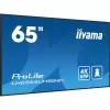 iiyama LH6565UHSB-B1 Signage Display Kiosk-Design 163,8 cm (64,5 Zoll) LED Wi-Fi 800 cd/m² 4K Ultra HD Schwarz Integrierter Prozessor Android 11 24/7