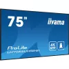 iiyama LH7565UHSB-B1 Signage Display Kiosk-Design 189,2 cm (74,5 Zoll) LED Wi-Fi 800 cd/m² 4K Ultra HD Schwarz Integrierter Prozessor Android 11 24/7