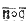 iiyama PROLITE TE7514MIS-B2AG Kiosk-Design 190,5 cm (75 Zoll) LCD Wi-Fi 435 cd/m² 4K Ultra HD Schwarz Touchscreen Integrierter Prozessor Android 24/7