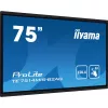 iiyama PROLITE TE7514MIS-B2AG Kiosk-Design 190,5 cm (75 Zoll) LCD Wi-Fi 435 cd/m² 4K Ultra HD Schwarz Touchscreen Integrierter Prozessor Android 24/7