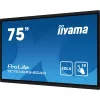 iiyama PROLITE TE7514MIS-B2AG Kiosk-Design 190,5 cm (75 Zoll) LCD Wi-Fi 435 cd/m² 4K Ultra HD Schwarz Touchscreen Integrierter Prozessor Android 24/7