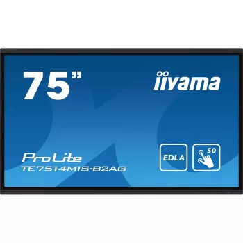 iiyama PROLITE TE7514MIS-B2AG Kiosk-Design 190,5 cm (75 Zoll) LCD Wi-Fi 435 cd/m² 4K Ultra HD Schwarz Touchscreen Integrierter Prozessor Android 24/7