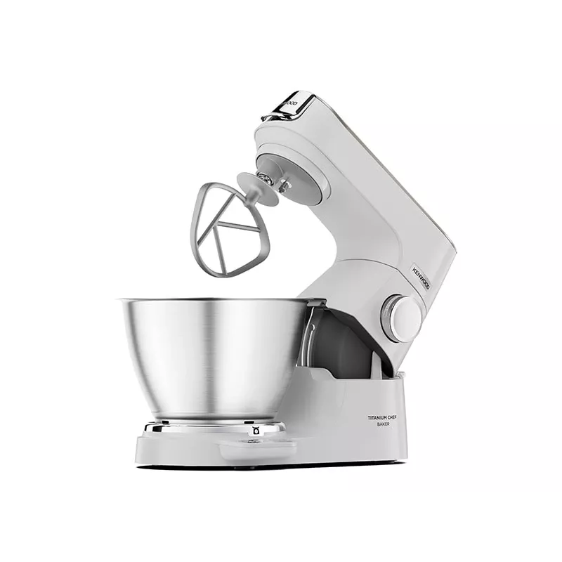 Kenwood KVC65.001WH Küchenmaschine 1200 W 5 l Edelstahl, Weiß Integrierte Waage