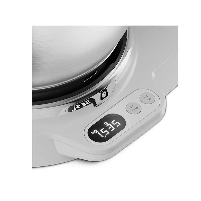 Kenwood KVC65.001WH Küchenmaschine 1200 W 5 l Edelstahl, Weiß Integrierte Waage
