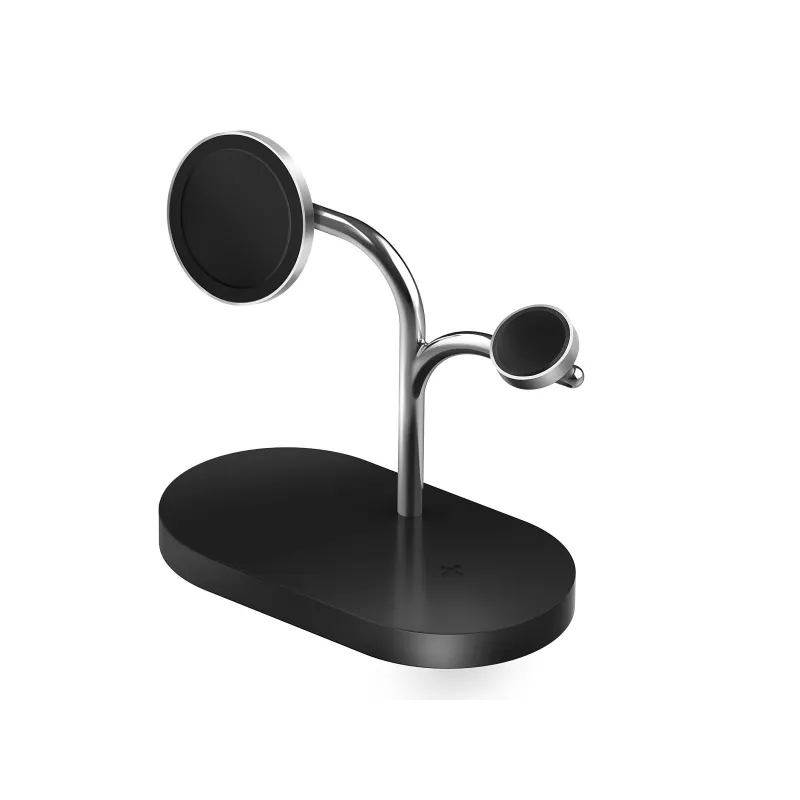 Samsung GP-PWU024WIABW mobiles Ladegerät Headset, Smartphone, Smartwatch Schwarz, Silber USB Kabelloses Laden Indoor