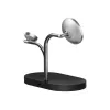 Samsung GP-PWU024WIABW mobiles Ladegerät Headset, Smartphone, Smartwatch Schwarz, Silber USB Kabelloses Laden Indoor