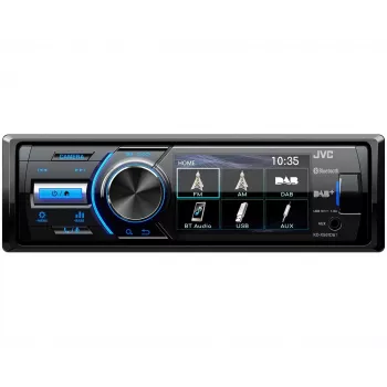 JVC KD-X561DBT Autoradio Schwarz, Blau 180 W Bluetooth