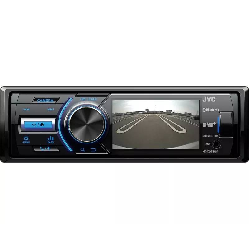 JVC KD-X561DBT Autoradio Schwarz, Blau 180 W Bluetooth