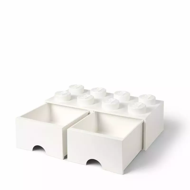 Schublade LEGO Brick 8, room copenhagen RC40061735, weiß