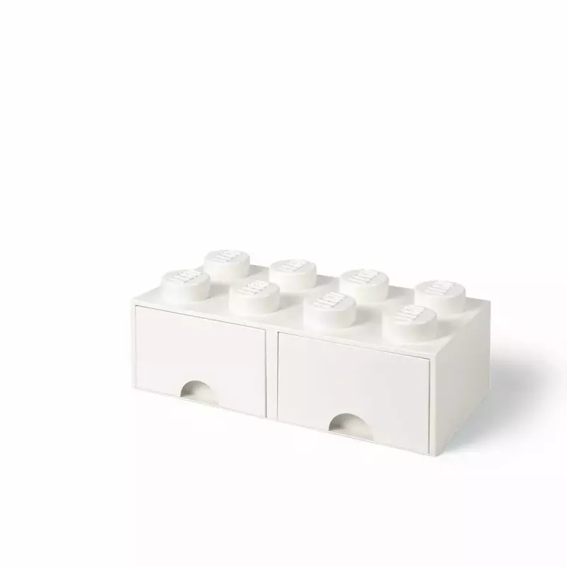 Schublade LEGO Brick 8, room copenhagen RC40061735, weiß
