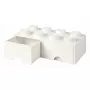 Schublade LEGO Brick 8, room copenhagen RC40061735, weiß