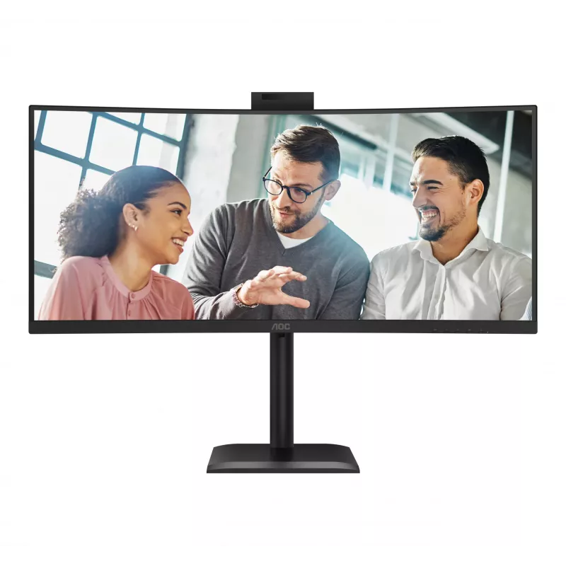 AOC E4 CU34E4CW Computer-Monitor 86,4 cm (34 Zoll) 3440 x 1440 Pixel UltraWide Quad HD LED Schwarz