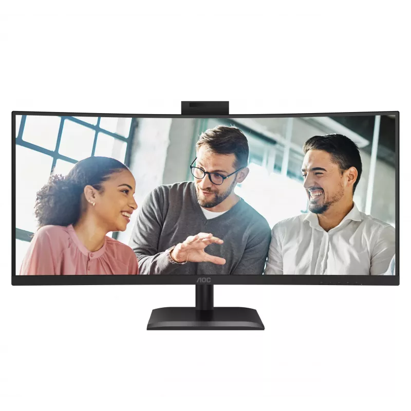 AOC E4 CU34E4CW Computer-Monitor 86,4 cm (34 Zoll) 3440 x 1440 Pixel UltraWide Quad HD LED Schwarz
