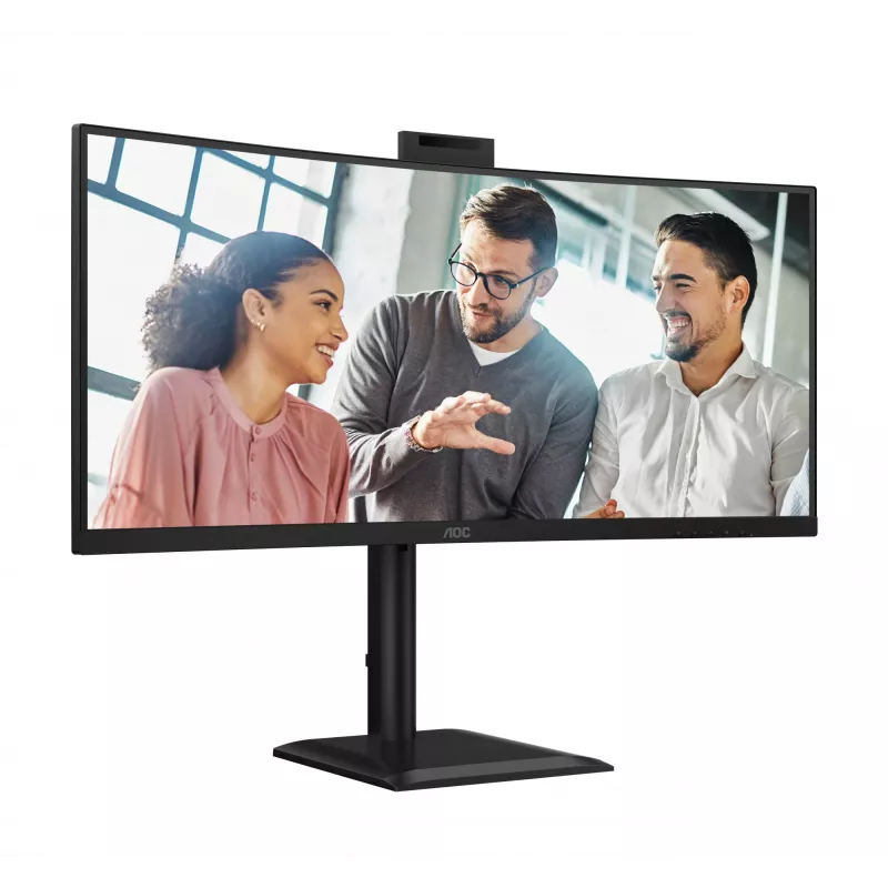 AOC E4 CU34E4CW Computer-Monitor 86,4 cm (34 Zoll) 3440 x 1440 Pixel UltraWide Quad HD LED Schwarz