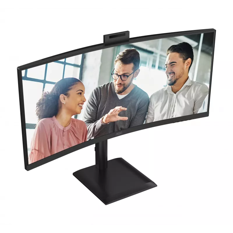 AOC E4 CU34E4CW Computer-Monitor 86,4 cm (34 Zoll) 3440 x 1440 Pixel UltraWide Quad HD LED Schwarz
