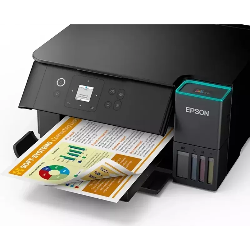 Multifunktions-Tintenstrahldrucker Epson EcoTank ET-2950 — A4, 4800 x 1200 DPI, 33 ppm, Wi‑Fi, Duplexdruck, Farbscan