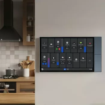 Wand-Bedienpanel Shelly Wall Display XL — 10,1 Zoll kapazitiver Touchscreen, 1280×752, Android, 1,8 GHz CPU, 2 GB RAM, 100–240 V