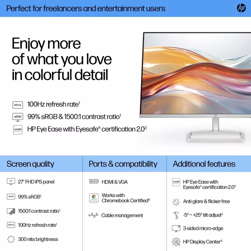 Monitor HP INC 94F44E9 24 Zoll LCD Display LED 1920x1080