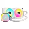 CORSAIR CPU-Kühler – iCUE Link H100i RGB AiO-Flüssigkeitskühler – Weiß