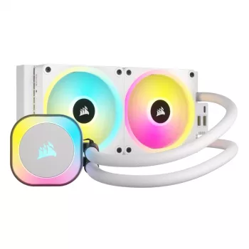 CORSAIR CPU-Kühler – iCUE Link H100i RGB AiO-Flüssigkeitskühler – Weiß