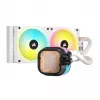 CORSAIR CPU-Kühler – iCUE Link H100i RGB AiO-Flüssigkeitskühler – Weiß